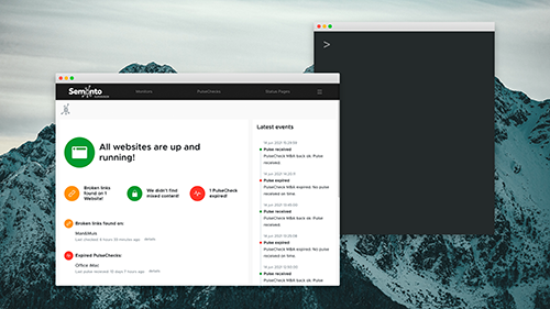 Mockup of Semonto on a desktop