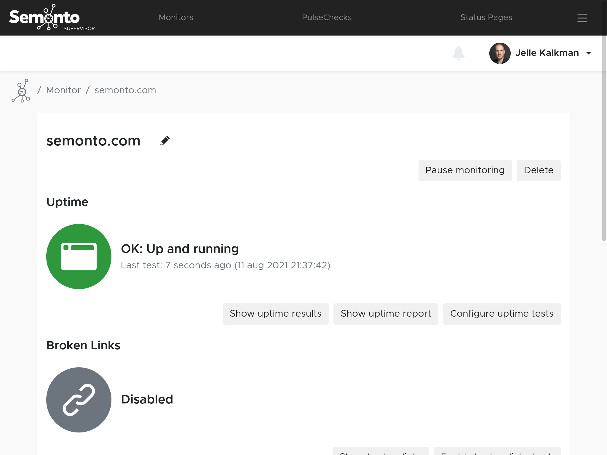 Screenshot of Semonto
