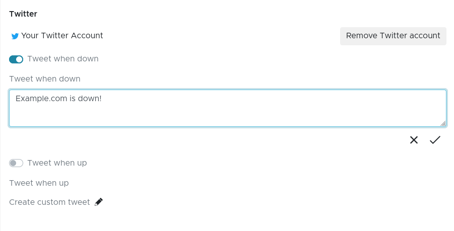 Configuring Twitter in Semonto